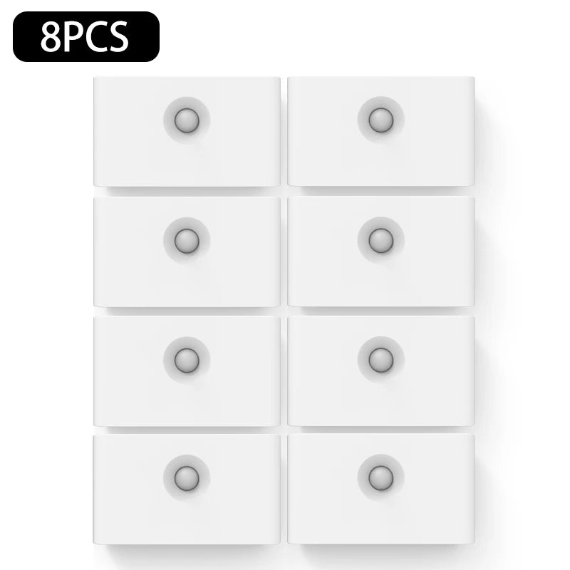 Luce notturna con sensore di movimento Smart Linkage, ricaricabile, senza fili, lampada a induzione magnetica a LED, da parete, per casa, camera da letto, cucina, scale