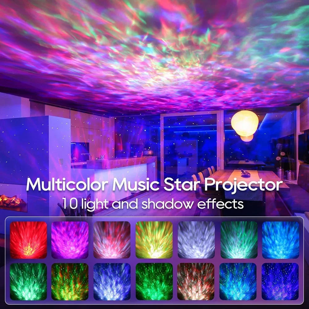 Proiettore di luce notturna a LED con galassia stellata™️
