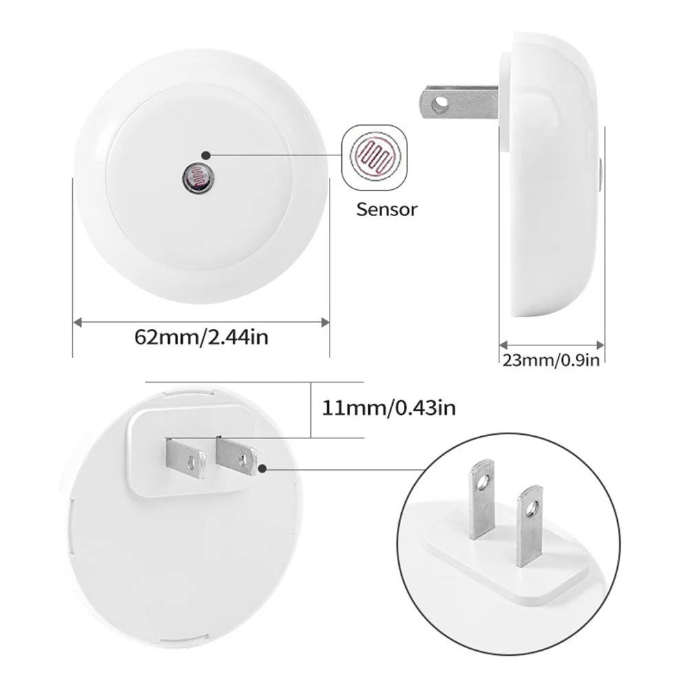 Luce notturna a LED con sensore notturno intelligente™️