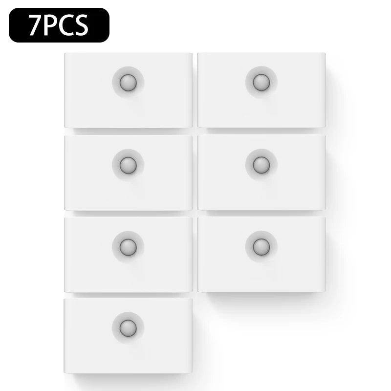 Luce notturna con sensore di movimento Smart Linkage, ricaricabile, senza fili, lampada a induzione magnetica a LED, da parete, per casa, camera da letto, cucina, scale