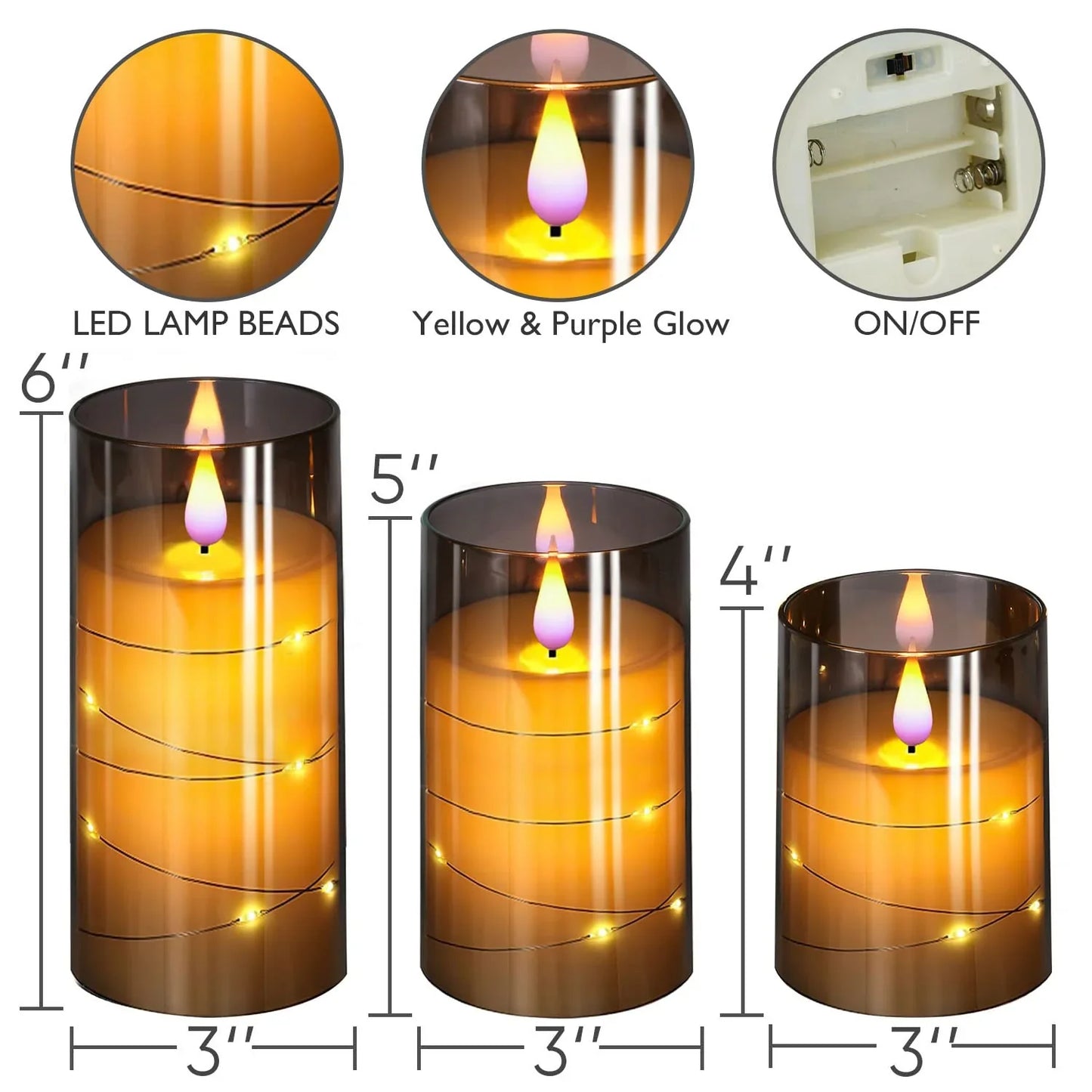 Flameless LED Electronic Candle™️