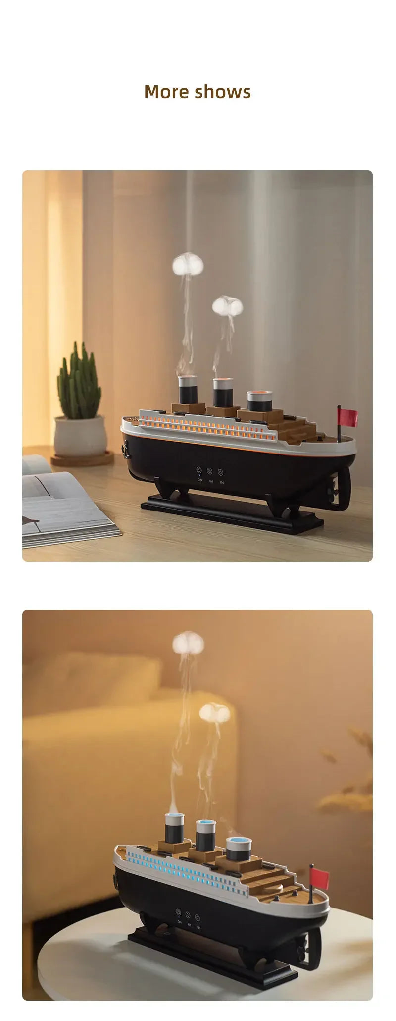Umidificatore d'aria per modellini di navi Titanic™️