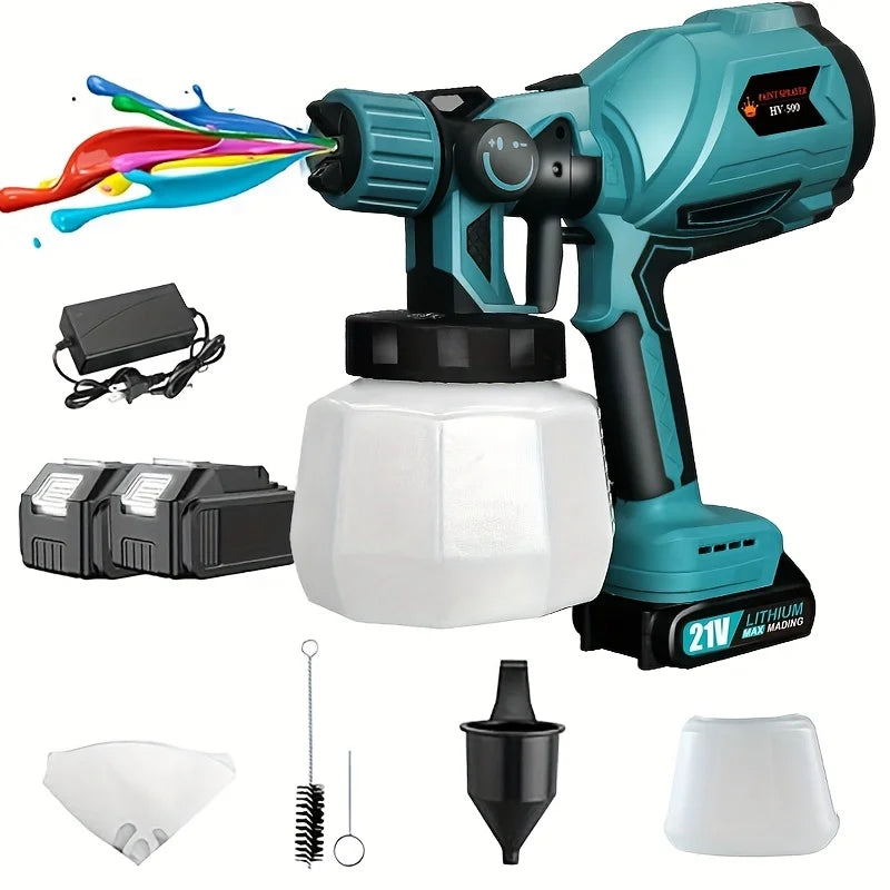 21V Cordless Paint Sprayer with Battery