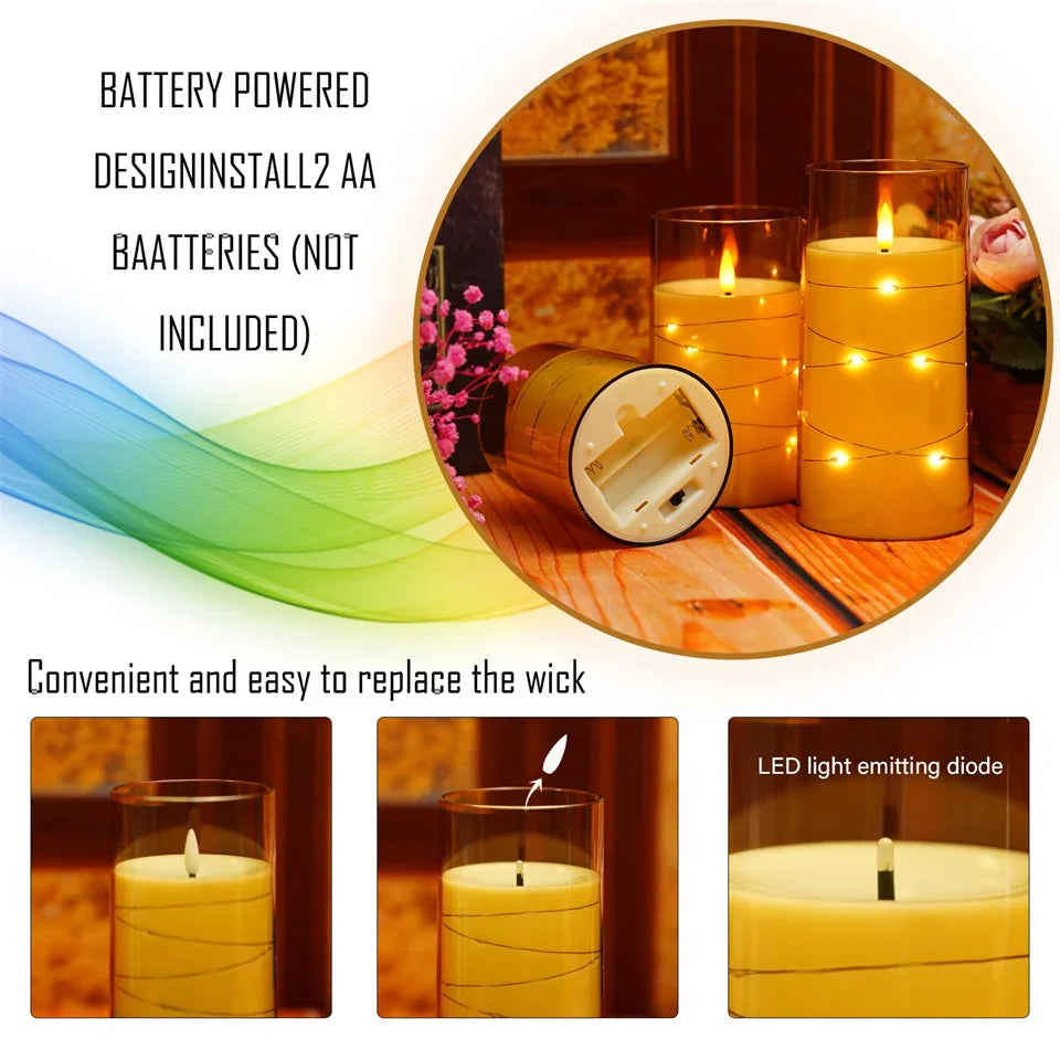 Flameless LED Electronic Candle™️