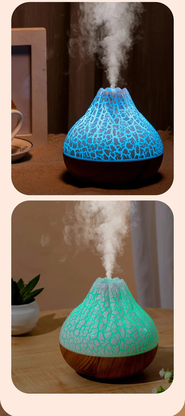 Umidificatore elettrico da tavolo USB Volcano™️