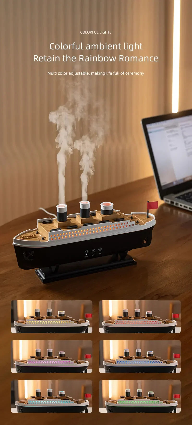 Umidificatore d'aria per modellini di navi Titanic™️
