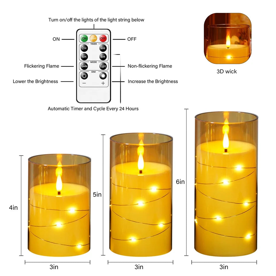 Flameless LED Electronic Candle™️