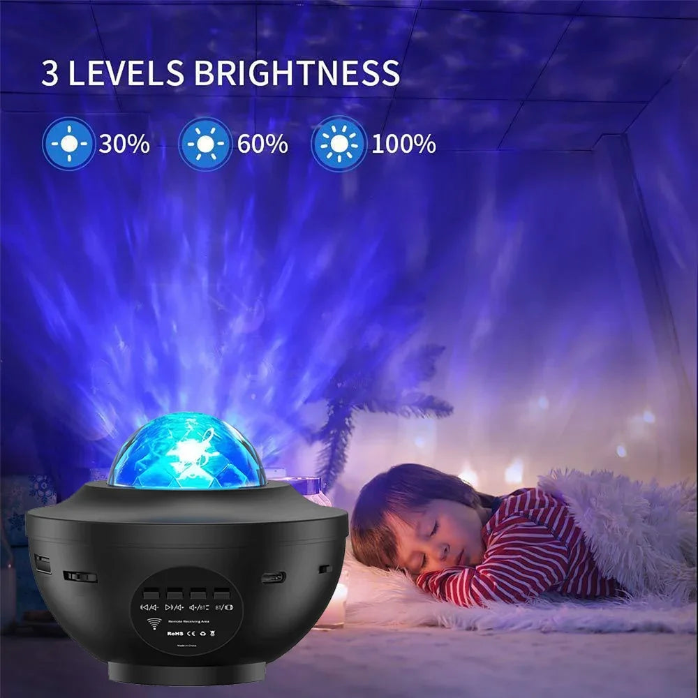 Proiettore di luce notturna a LED con galassia stellata™️