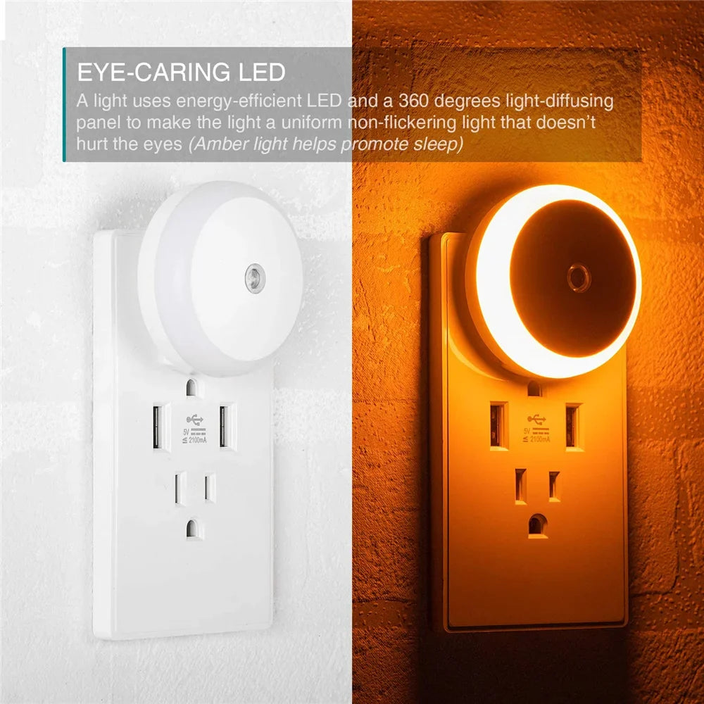 Luce notturna a LED con sensore notturno intelligente™️