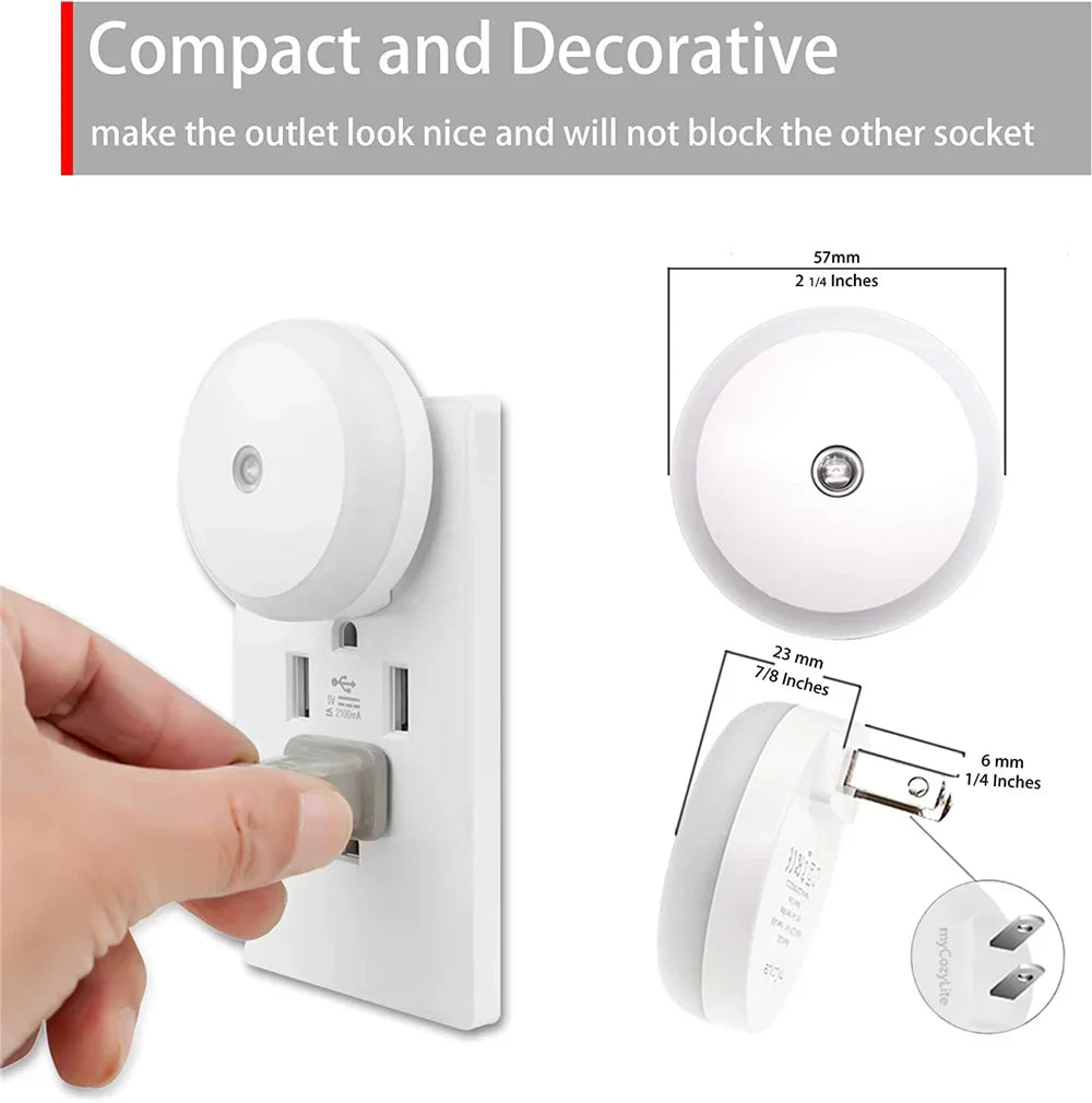 Luce notturna a LED con sensore notturno intelligente™️