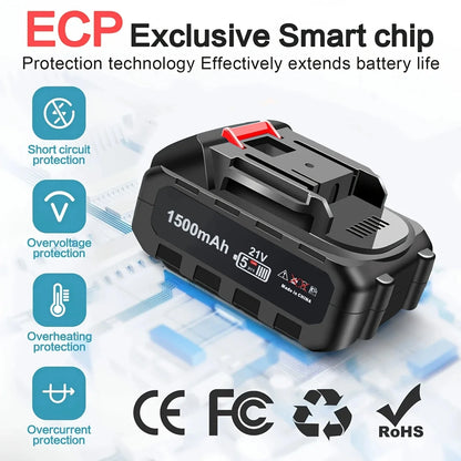 1500mAh Li-ion Replacement Battery