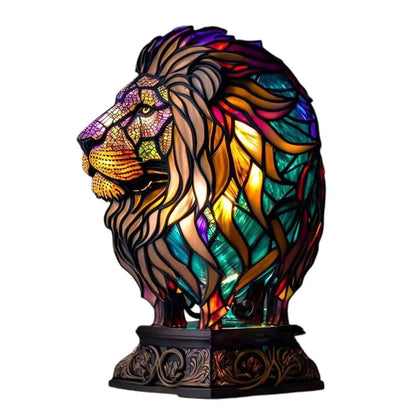 Animal Resin Stained Glass Table Lamp™️