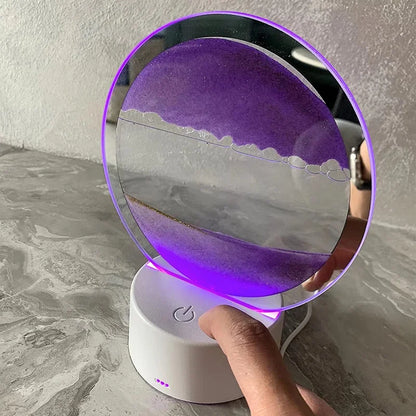 Cornice per arte con sabbia in movimento 3D