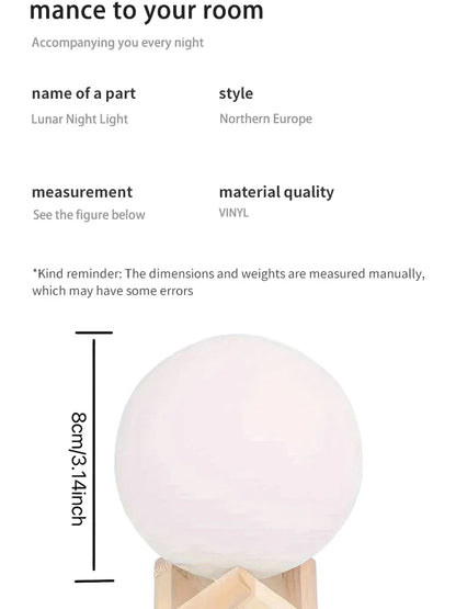 Lampada Planetaria fai da te da 8 cm Moon™️