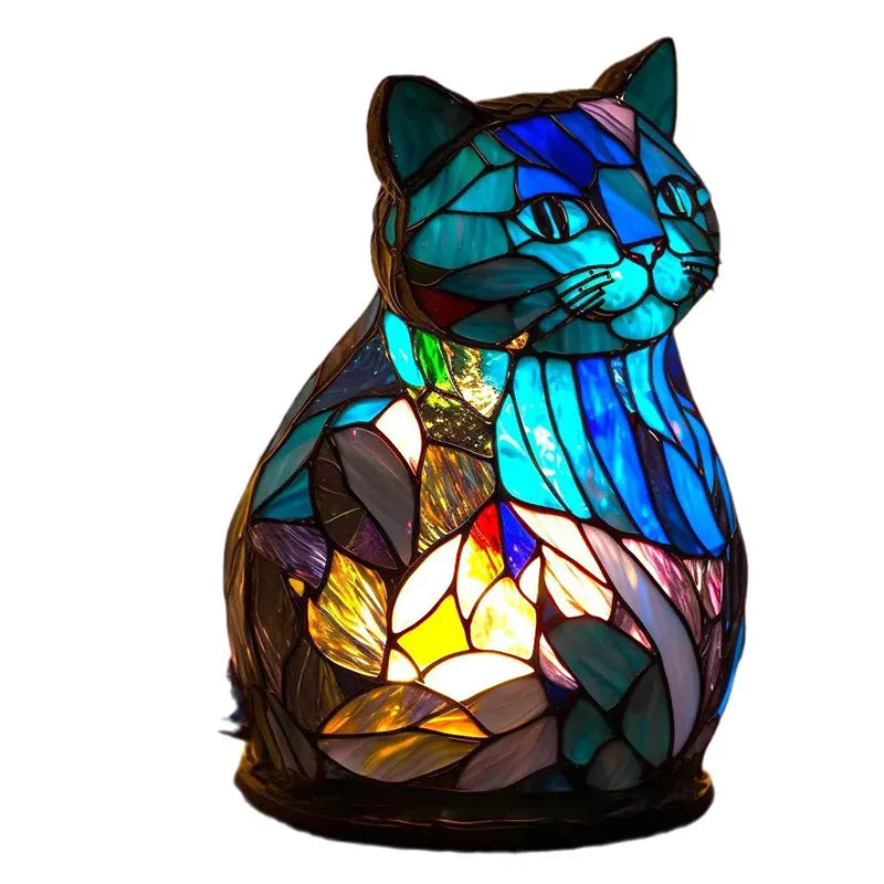 Animal Resin Stained Glass Table Lamp™️
