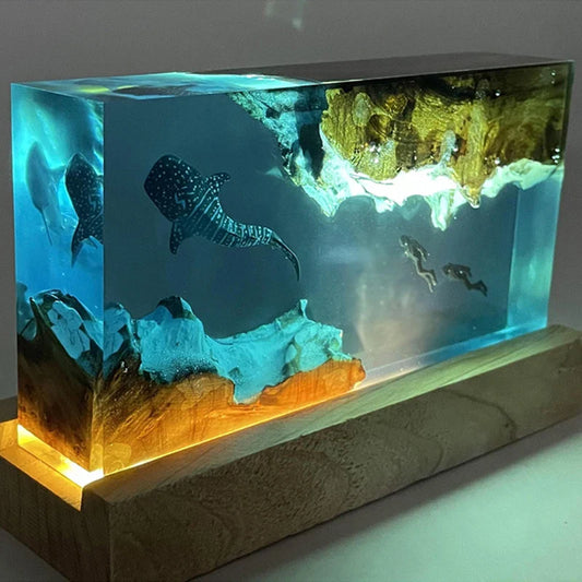 Lampada da tavolo in resina Sea World Organism™️