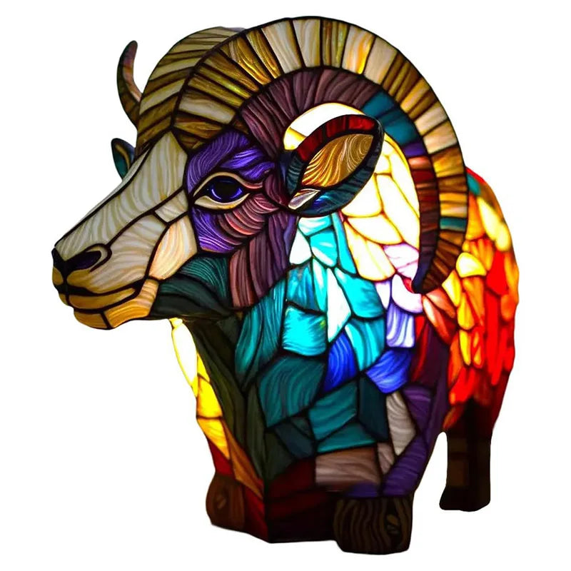 Animal Resin Stained Glass Table Lamp™️