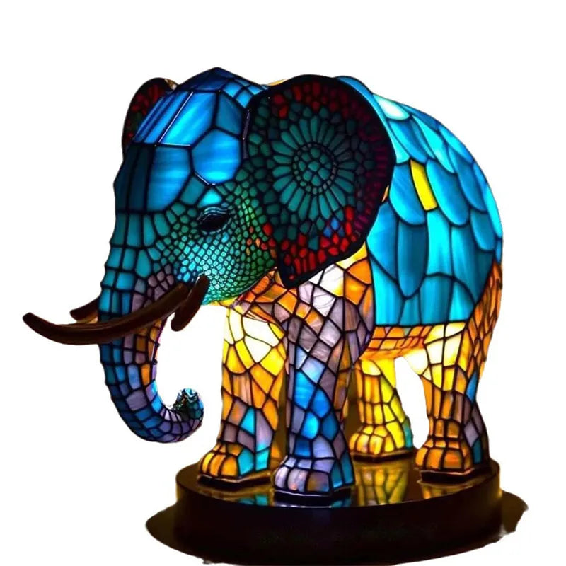 Animal Resin Stained Glass Table Lamp™️