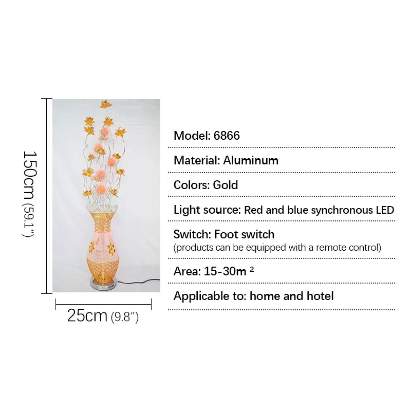 Lampada da terra COLIN Nordic Blue™️