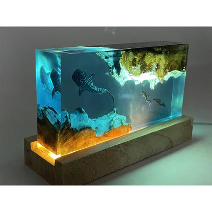 Lampada da tavolo in resina Sea World Organism™️