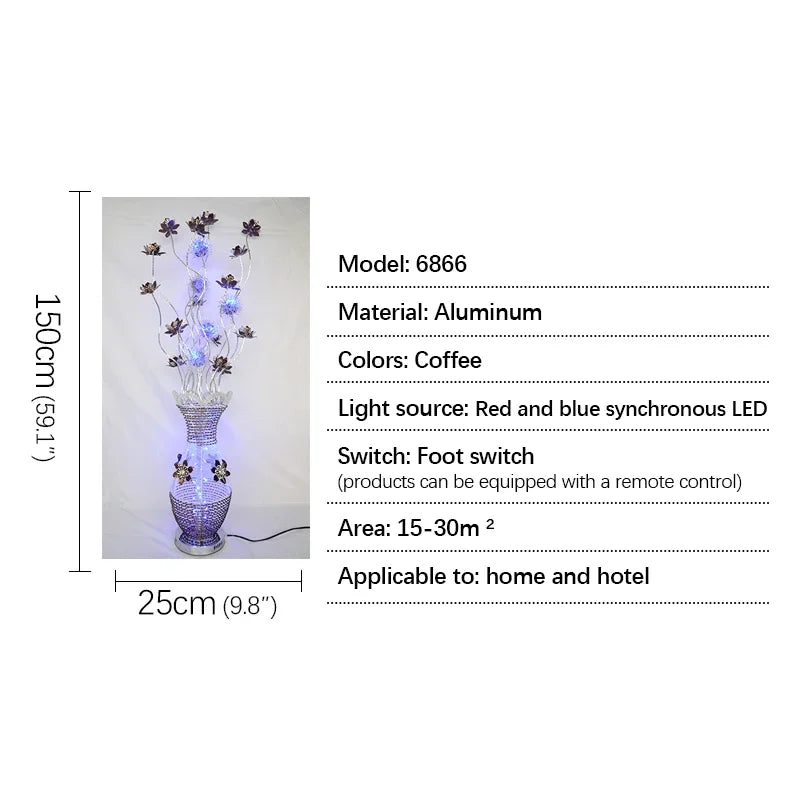 Lampada da terra COLIN Nordic Blue™️