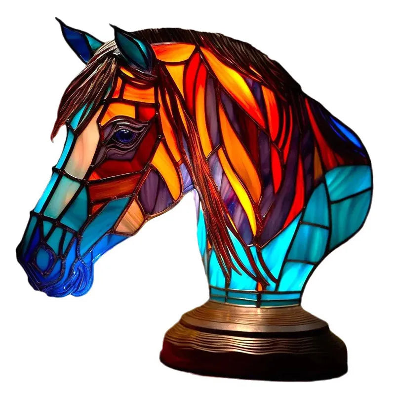 Animal Resin Stained Glass Table Lamp™️
