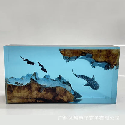 Lampada da tavolo in resina Sea World Organism™️