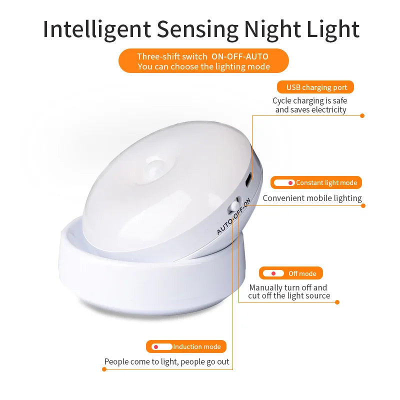 Luce notturna con sensore di movimento™️