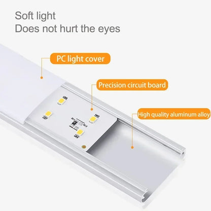 Luci sottopensile a LED con sensore di movimento, luce notturna, lampade sottili ricaricabili e dimmerabili, illuminazione per armadietti da cucina, camere da letto e guardaroba
