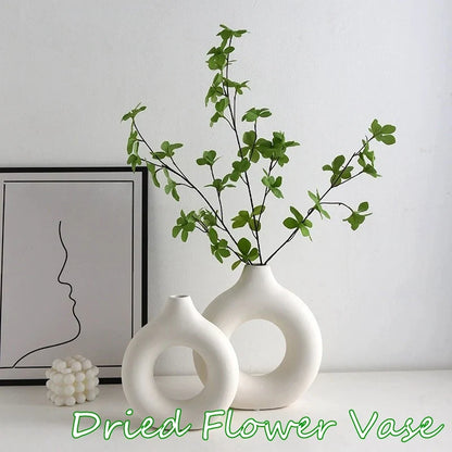 Vaso in ceramica bianca pura™️ 