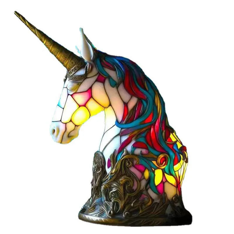 Animal Resin Stained Glass Table Lamp™️