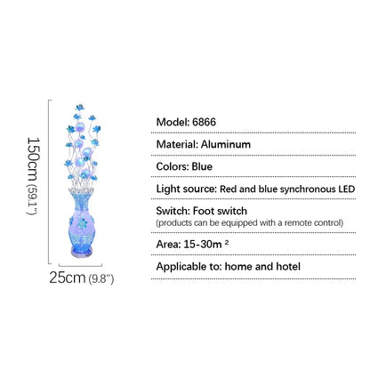 Lampada da terra COLIN Nordic Blue™️
