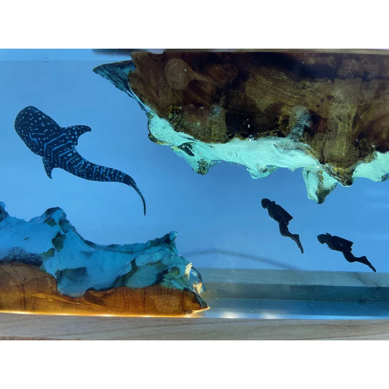 Lampada da tavolo in resina Sea World Organism™️