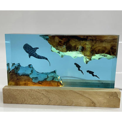 Lampada da tavolo in resina Sea World Organism™️