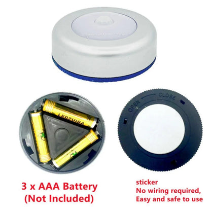 Luce notturna con sensore di movimento PIR a 6 LED, rilevatore wireless a induzione del corpo umano, accensione/spegnimento automatico della luce per l'illuminazione del comodino domestico