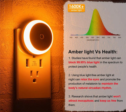 Luce notturna a LED con sensore notturno intelligente™️ 