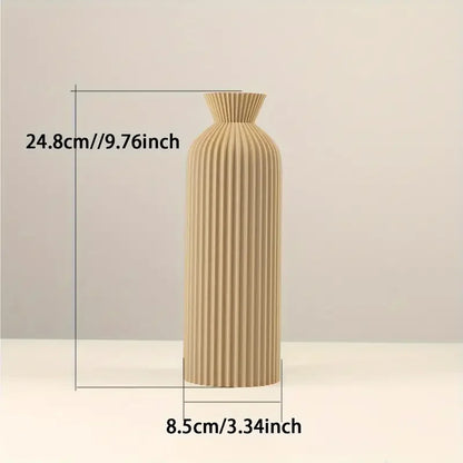 Elegant Black Plastic Vase™️