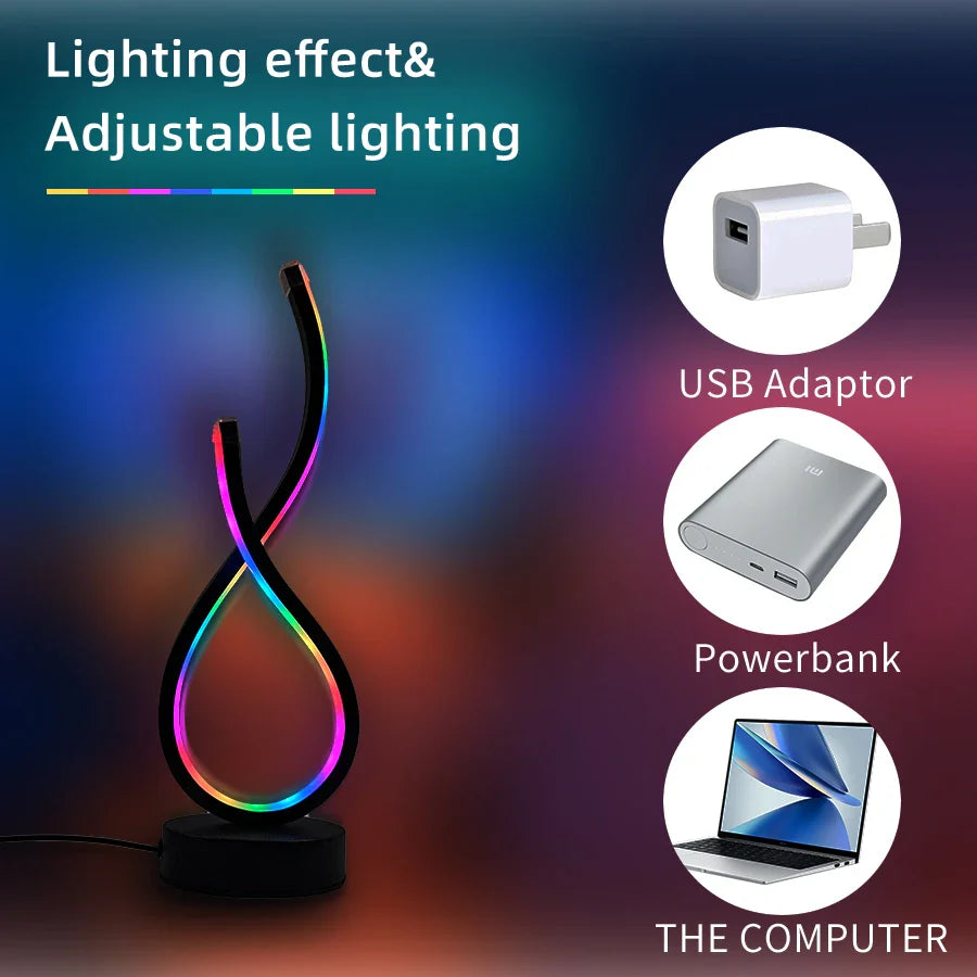 Lampada da scrivania a LED moderna con alimentazione USB™️