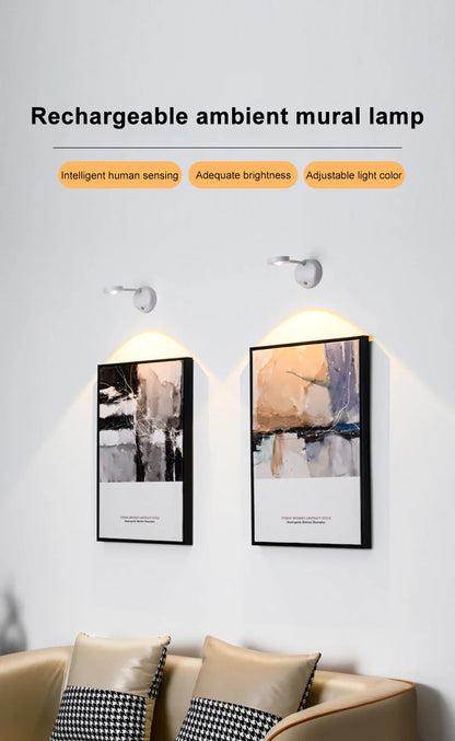 Lampada da parete wireless intelligente con rilevamento umano™️ 