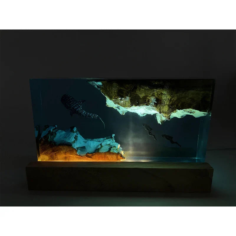 Lampada da tavolo in resina Sea World Organism™️