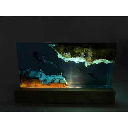 Lampada da tavolo in resina Sea World Organism™️