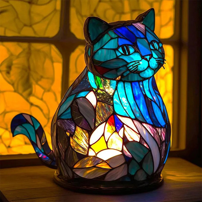 Animal Resin Stained Glass Table Lamp™️