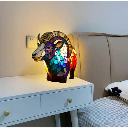 Animal Resin Stained Glass Table Lamp™️