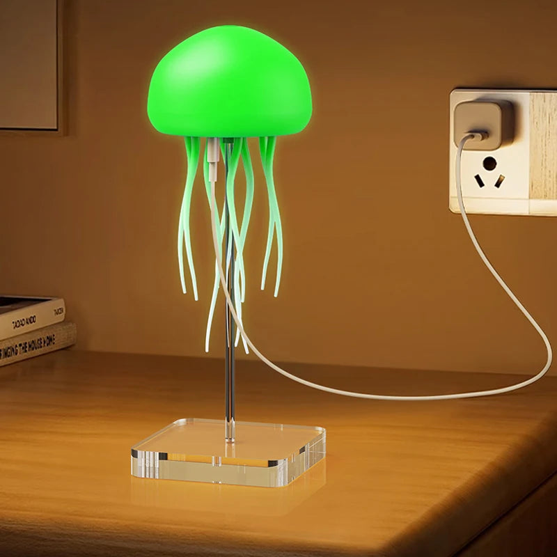 Jellyfish Cartoon LED Nihgt Light Voice Control