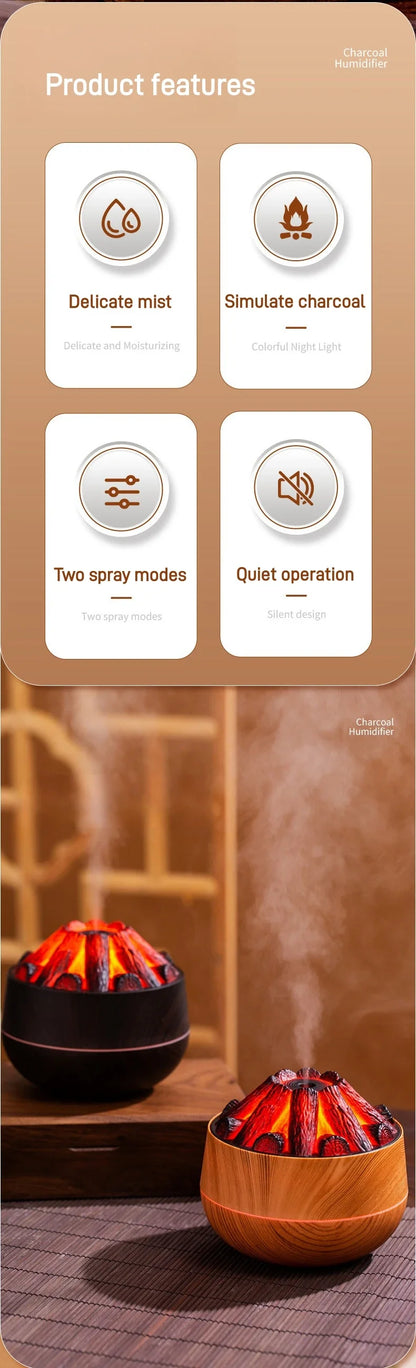 Artificial Charcoal Fire Air Humidifier™️