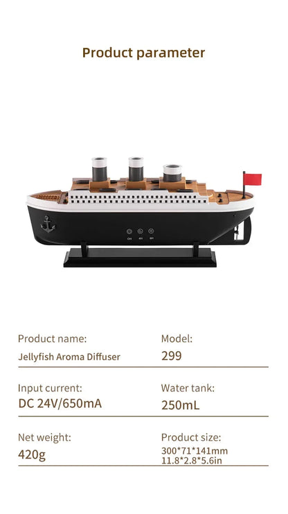 Umidificatore d'aria per modellini di navi Titanic™️ 