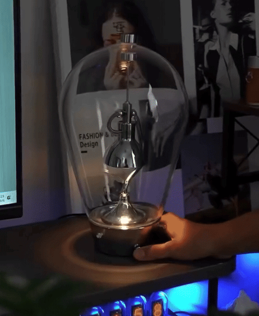 Lampada da scrivania in vetro vintage™️