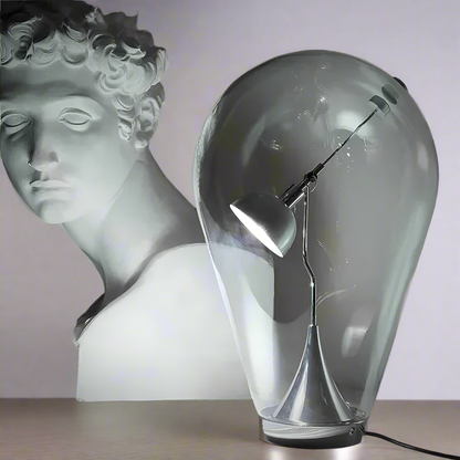 Lampada da scrivania in vetro vintage™️