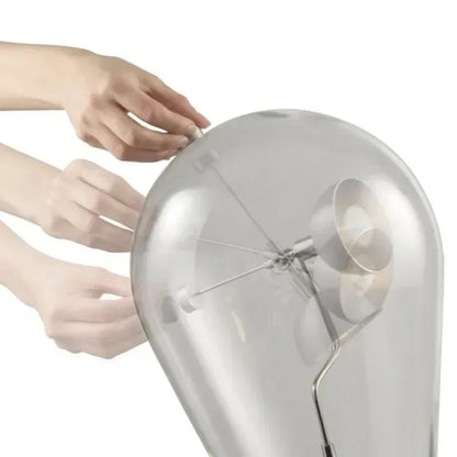 Lampada da scrivania in vetro vintage™️